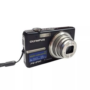 Olympus FE-240 Digital Camera - Black and Silver